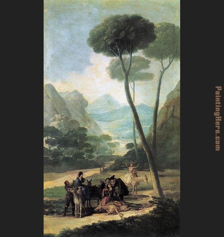 Francisco de Goya The Fall La Caida